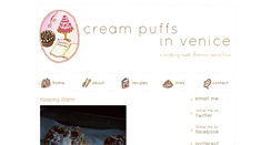 Desktop Screenshot of creampuffsinvenice.ca